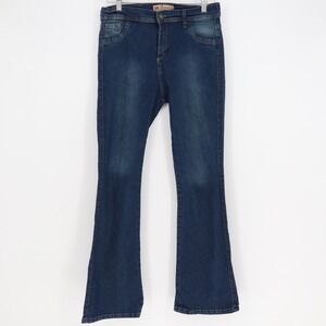 Brandy Jeans Womens Dark Blue Wash Flare Bootcut Denim Pants Size 44 Argentina